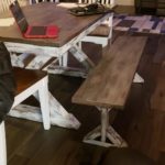5 Ft. Farmhouse Table and Bench