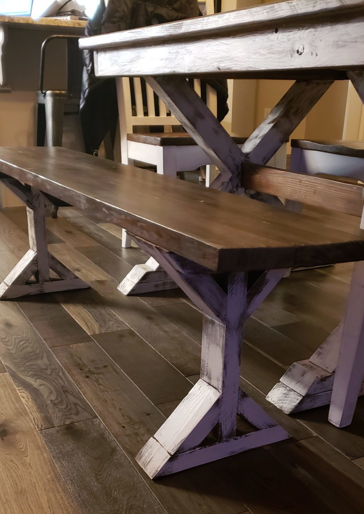 5 Ft. Farmhouse Table and Bench